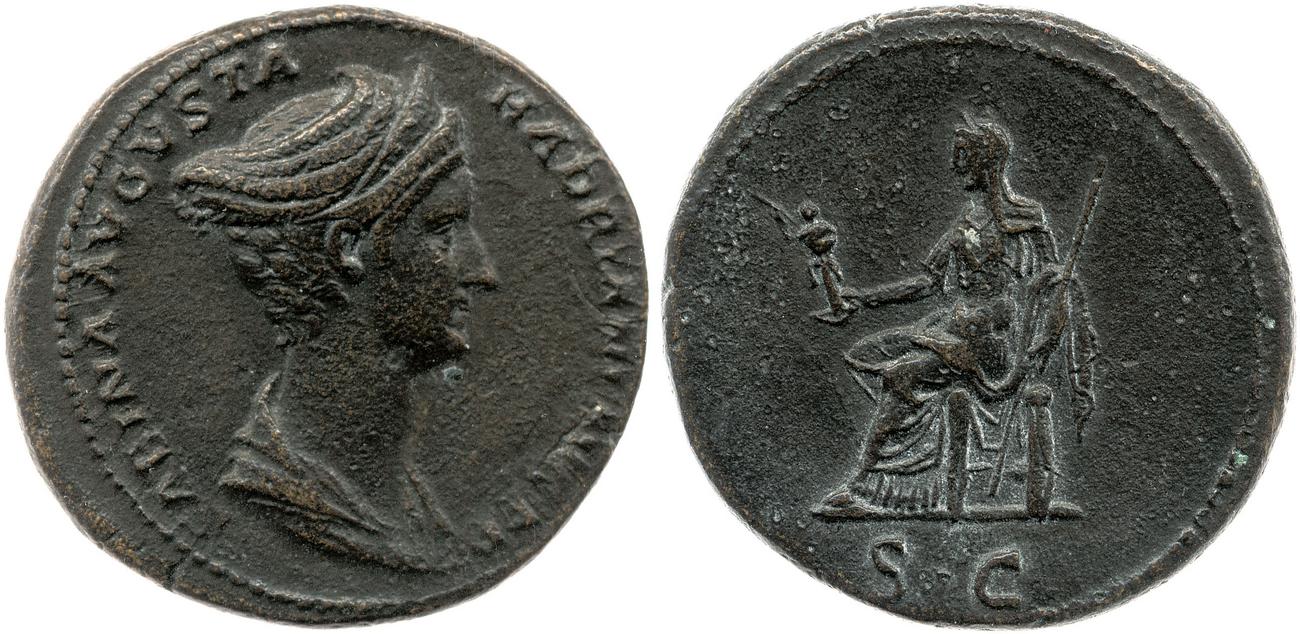 аверс RIC II, Part 3 (second edition) Hadrian 2496