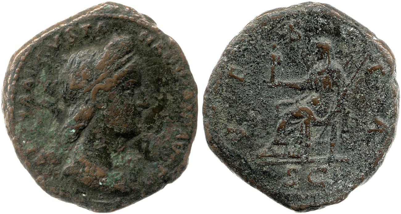 obverse RIC II, Part 3 (second edition) Hadrian 2560