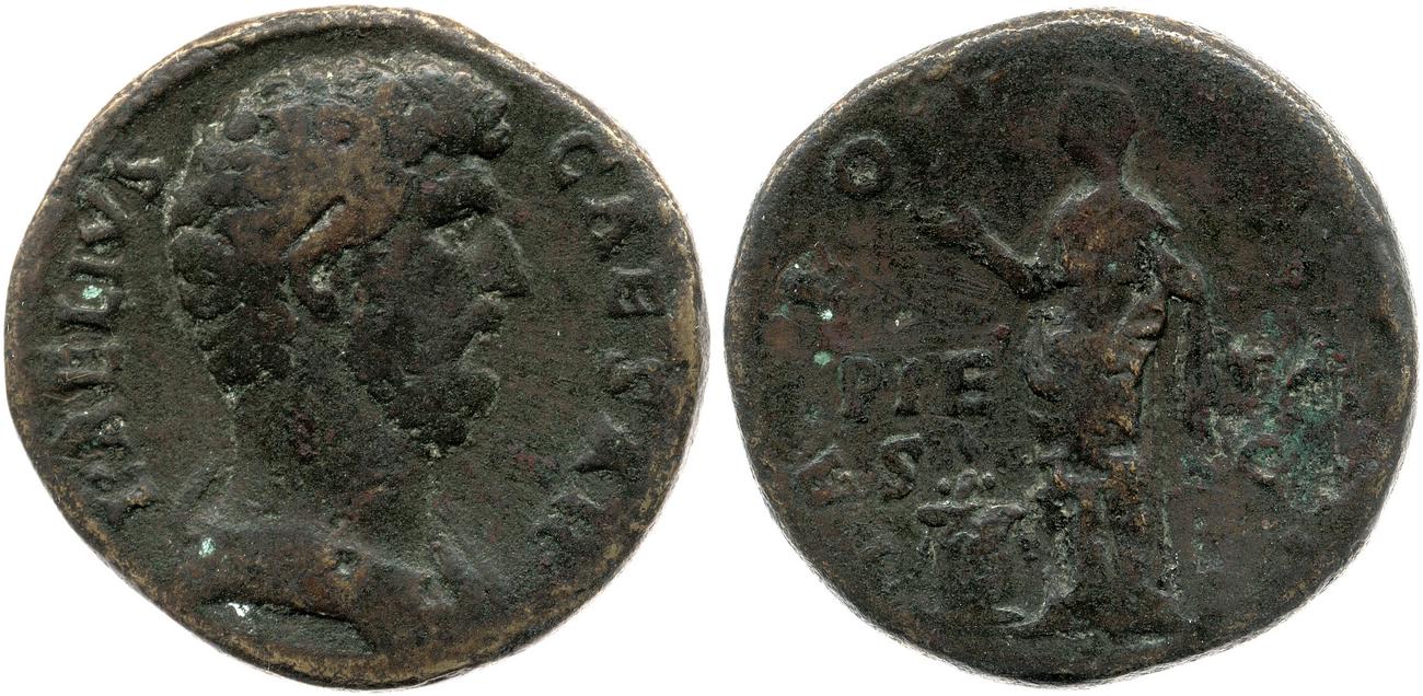 obverse RIC II, Part 3 (second edition) Hadrian 2671