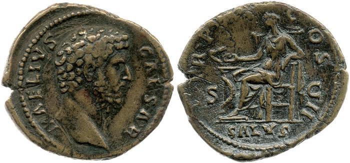 RIC II, Part 3 (second edition) Hadrian 2680, реверс, bm