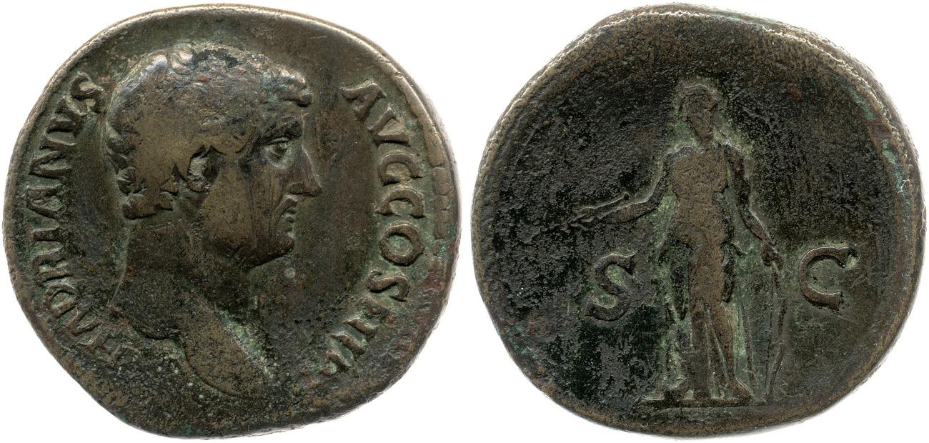 obverse RIC II, Part 3 (second edition) Hadrian 2400
