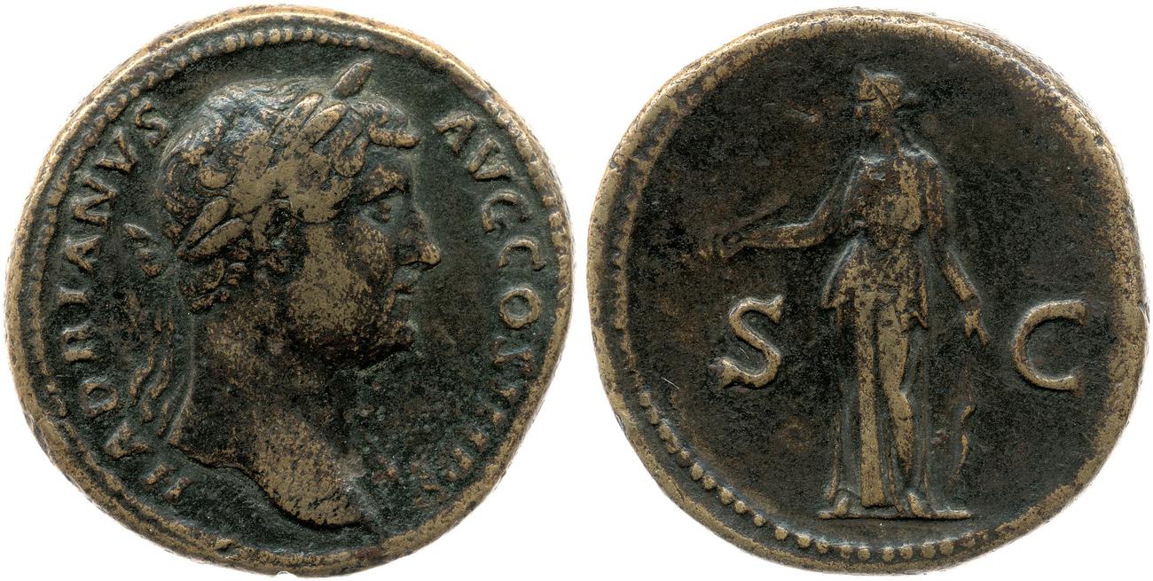 obverse RIC II, Part 3 (second edition) Hadrian 2398