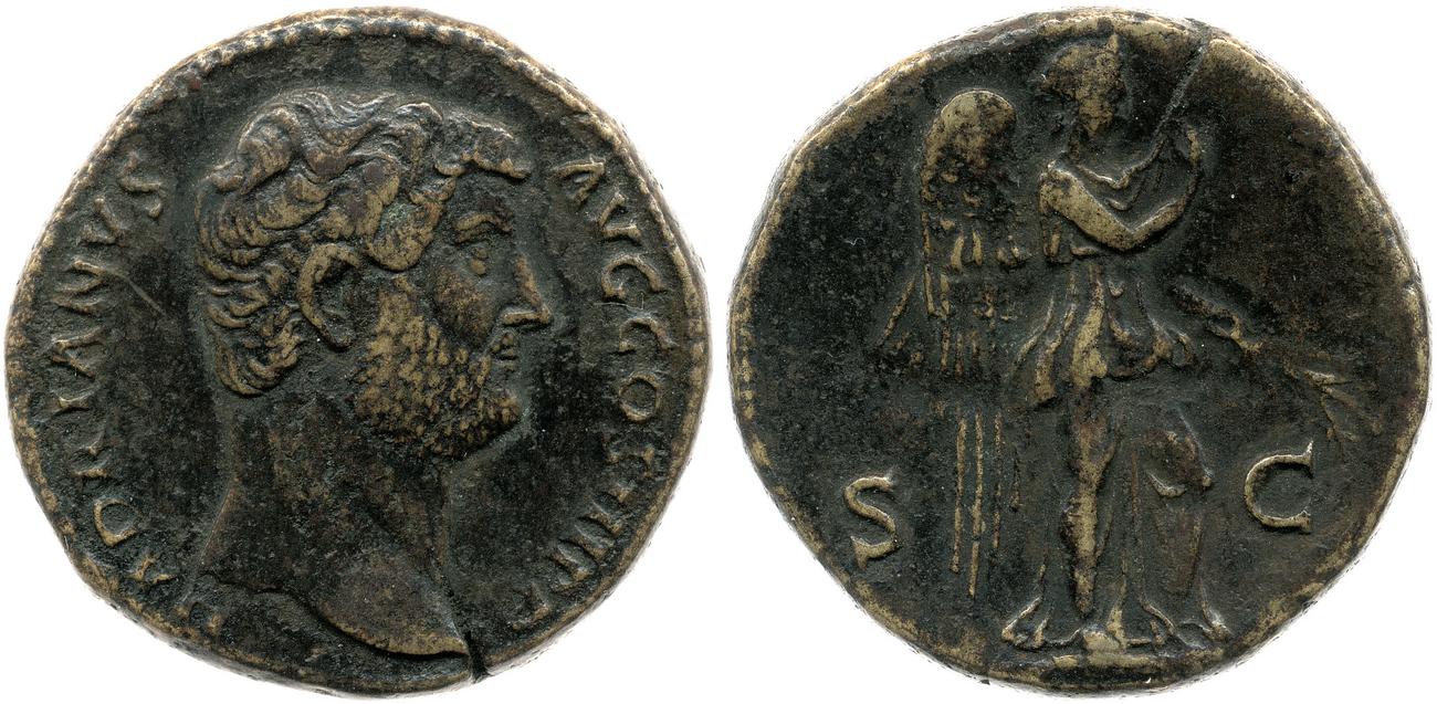 obverse RIC II, Part 3 (second edition) Hadrian 2289