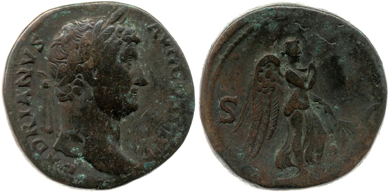 RIC II, Part 3 (second edition) Hadrian 2288, аверс, Британский музей