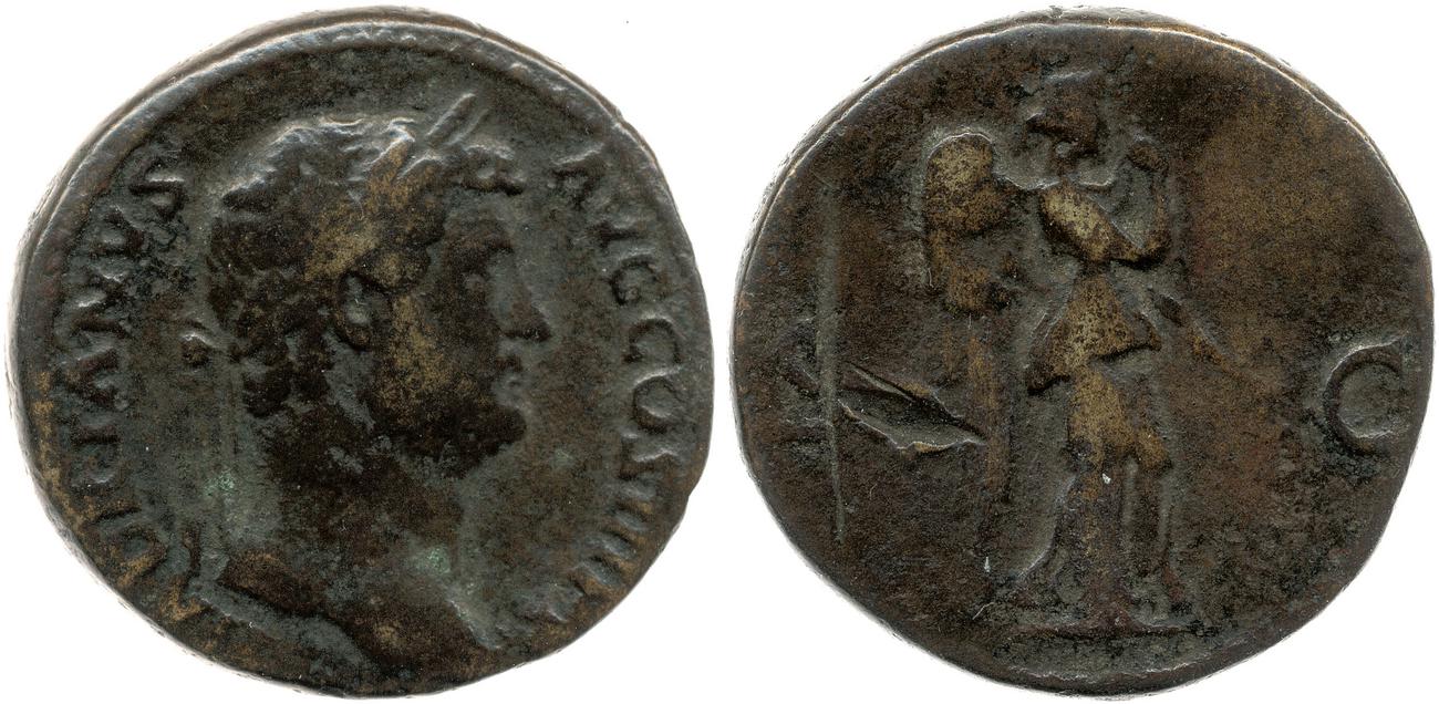 RIC II, Part 3 (second edition) Hadrian 2288, аверс, Британский музей