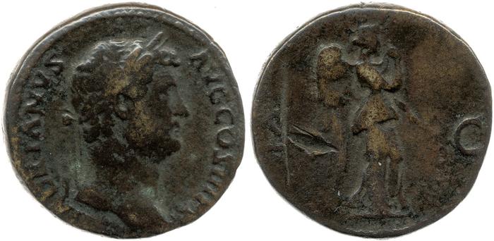 RIC II, Part 3 (second edition) Hadrian 2288, реверс, Британский музей