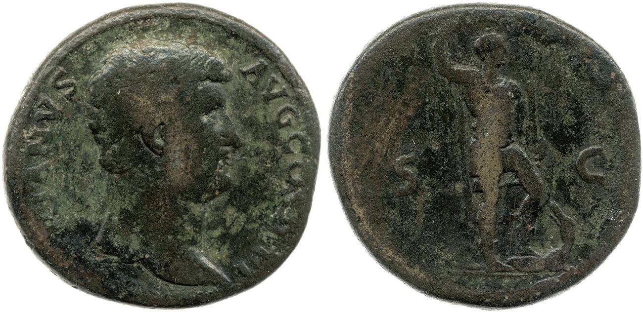 аверс RIC II, Part 3 (second edition) Hadrian 1451