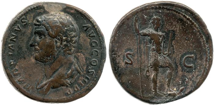 реверс RIC II, Part 3 (second edition) Hadrian 1455