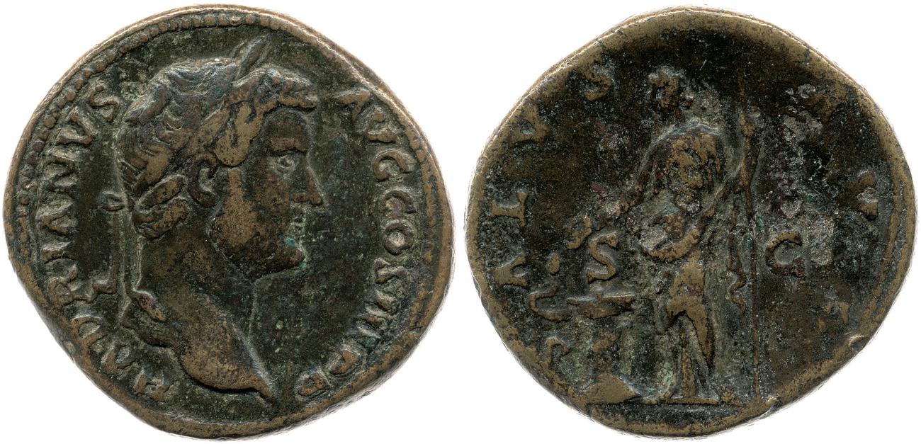 obverse RIC II, Part 3 (second edition) Hadrian 2420