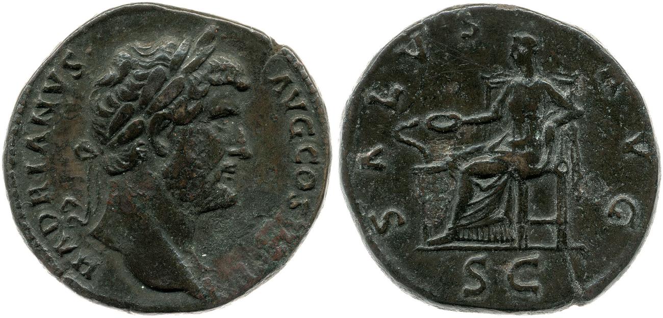 obverse RIC II, Part 3 (second edition) Hadrian 2390