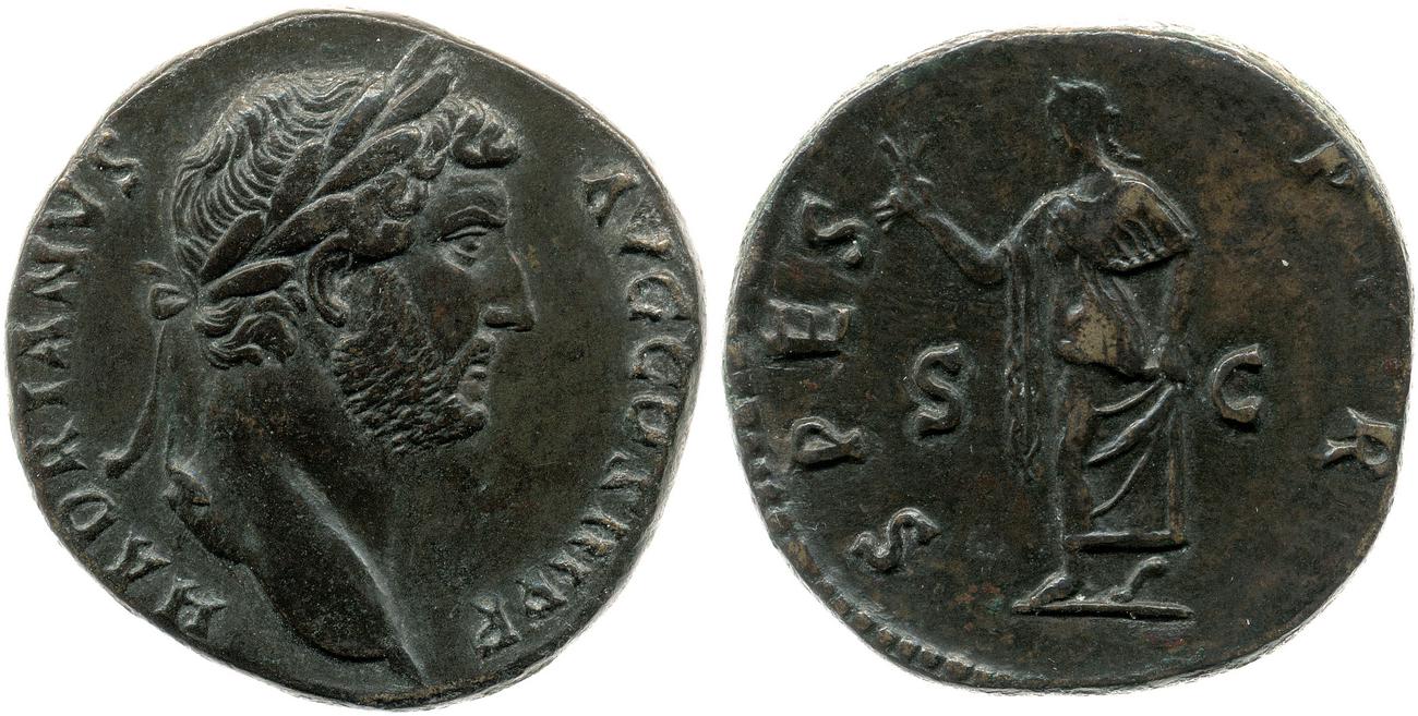 obverse RIC II, Part 3 (second edition) Hadrian 2429