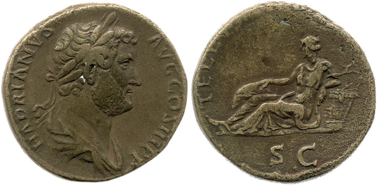 RIC II, Part 3 (second edition) Hadrian 2176, аверс, bm