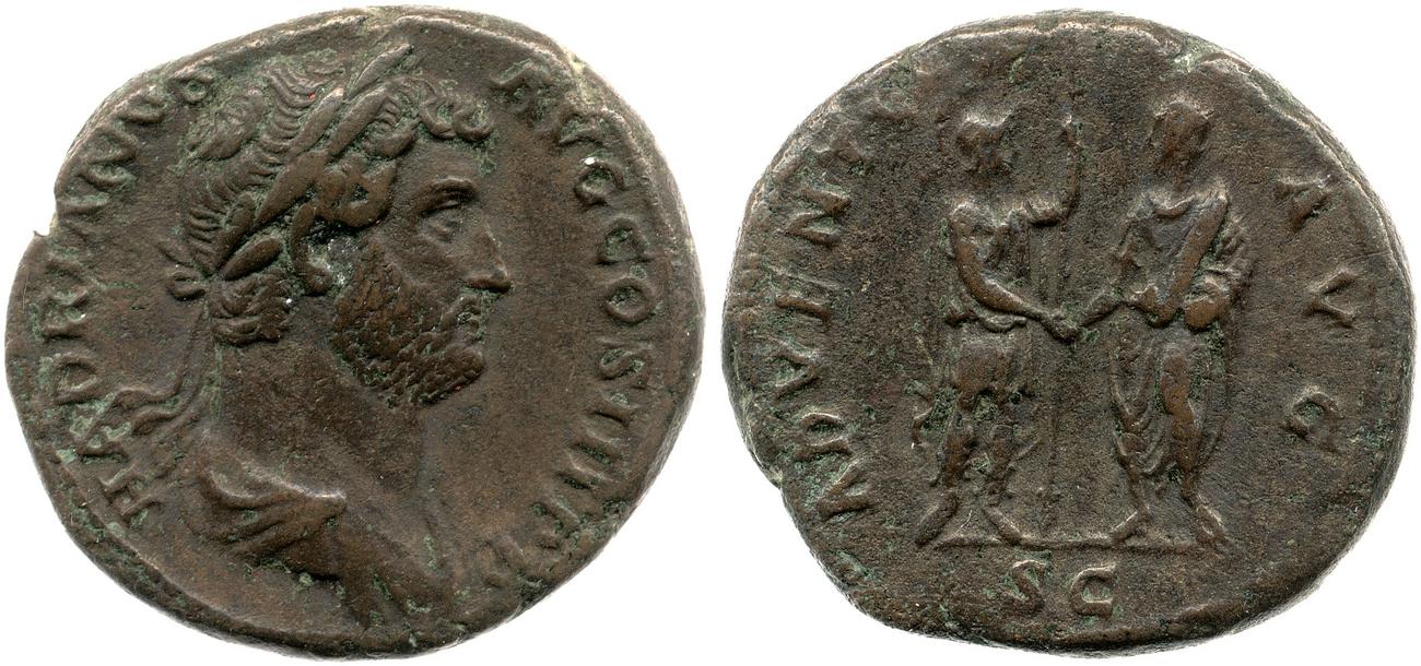 аверс RIC II, Part 3 (second edition) Hadrian 2074