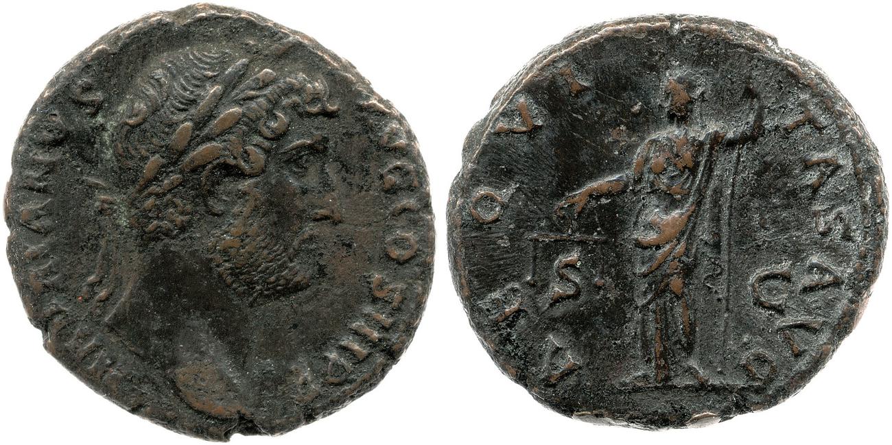 obverse RIC II, Part 3 (second edition) Hadrian 2373