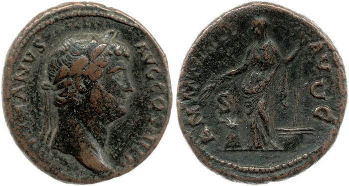 реверс RIC II, Part 3 (second edition) Hadrian 2143