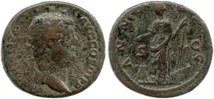 RIC II, Part 3 (second edition) Hadrian 2143, реверс, bm