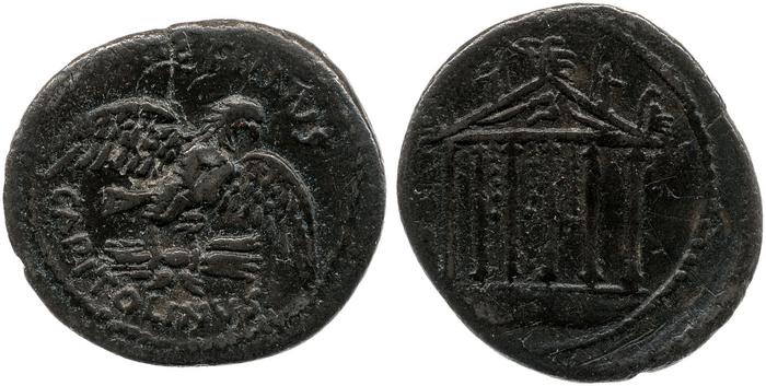 RRC 487/2a, реверс, bm