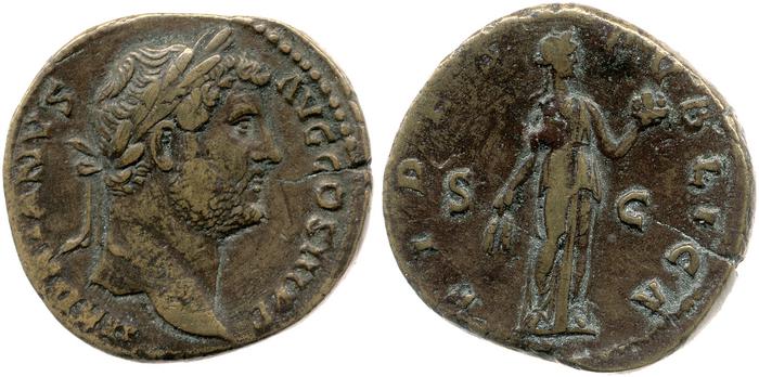 реверс RIC II, Part 3 (second edition) Hadrian 2269