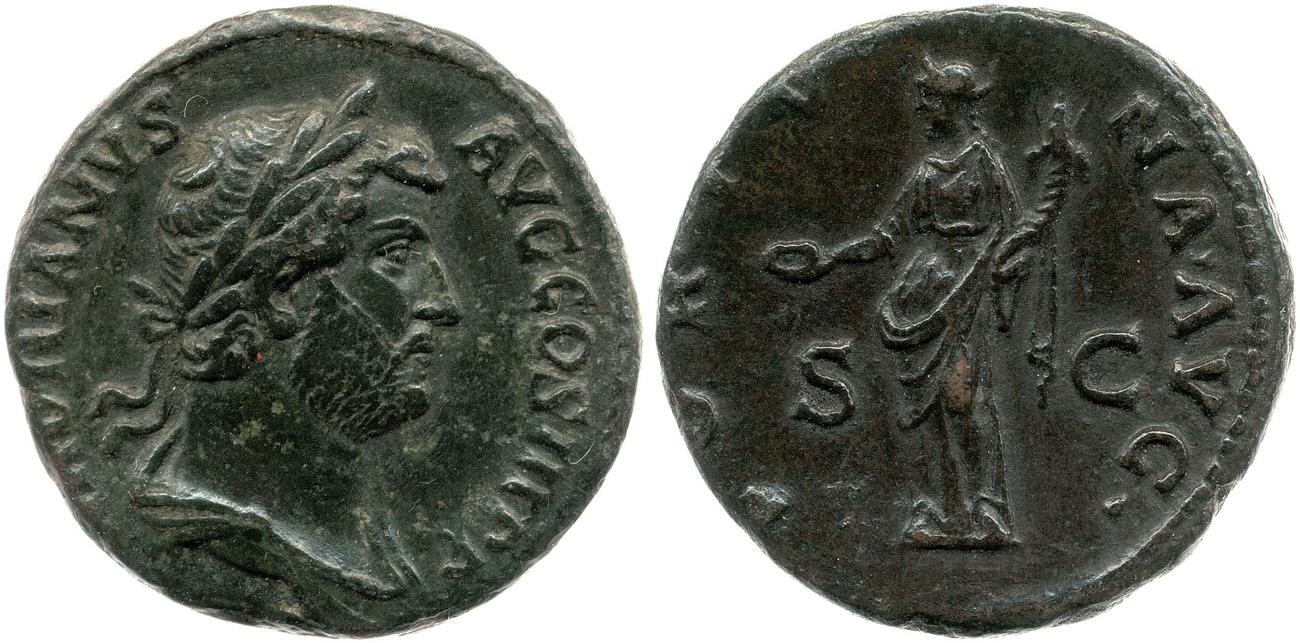 аверс RIC II, Part 3 (second edition) Hadrian 2123