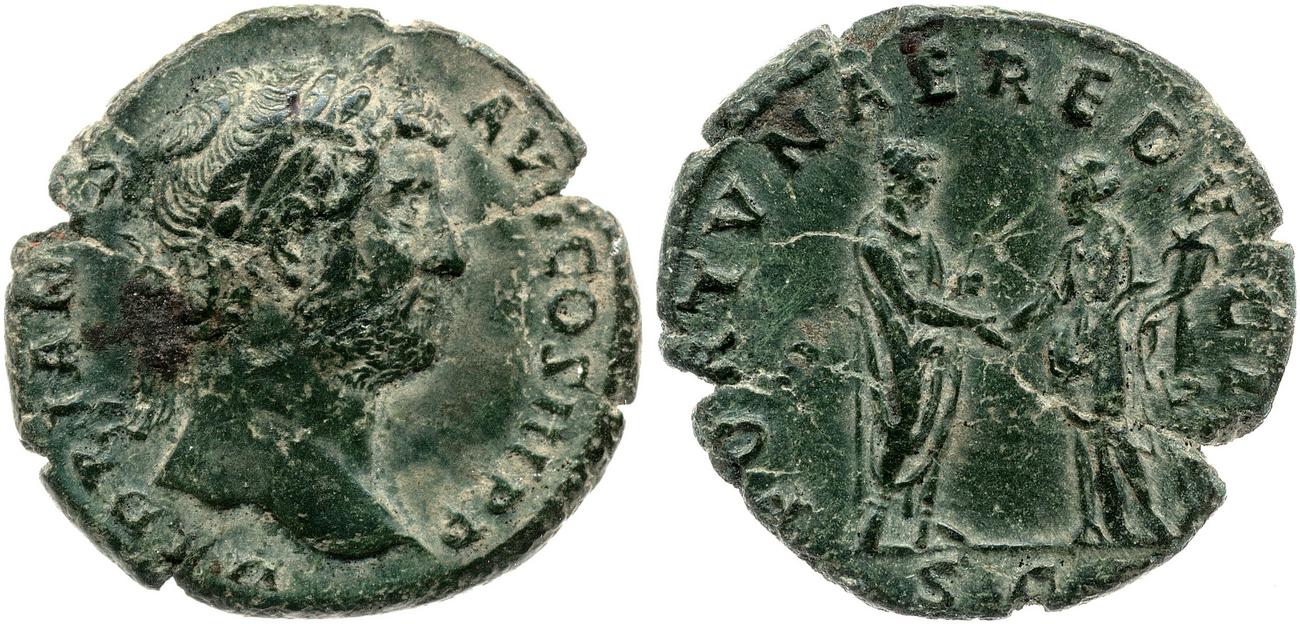 obverse RIC II, Part 3 (second edition) Hadrian 2100