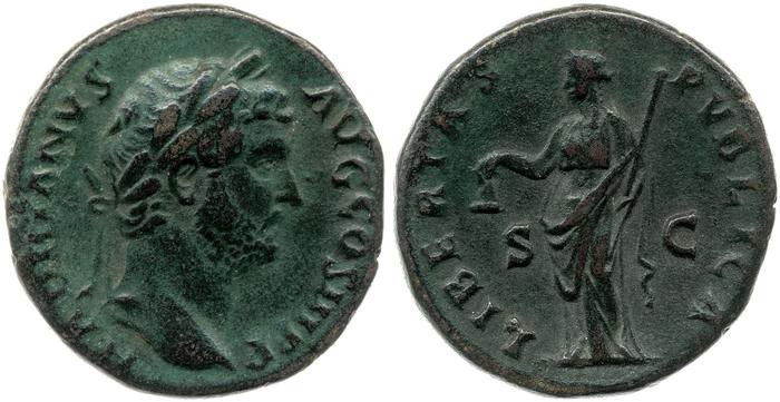 реверс RIC II, Part 3 (second edition) Hadrian 2382