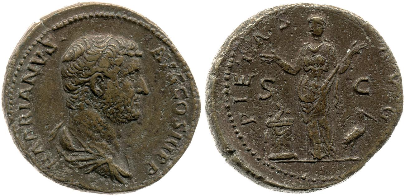 obverse RIC II, Part 3 (second edition) Hadrian 2139