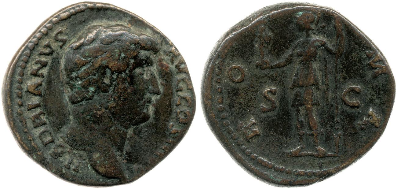 RIC II, Part 3 (second edition) Hadrian 2419, аверс, bm