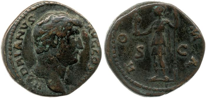 RIC II, Part 3 (second edition) Hadrian 2419, реверс, bm