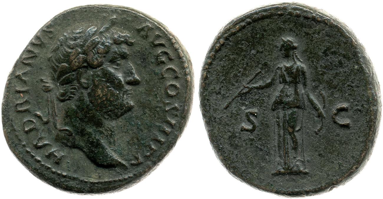 obverse RIC II, Part 3 (second edition) Hadrian 2403