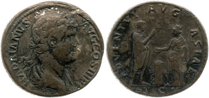 реверс RIC II, Part 3 (second edition) Hadrian 1738