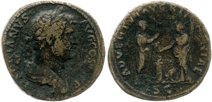 RIC II, Part 3 (second edition) Hadrian 1740, реверс, bm