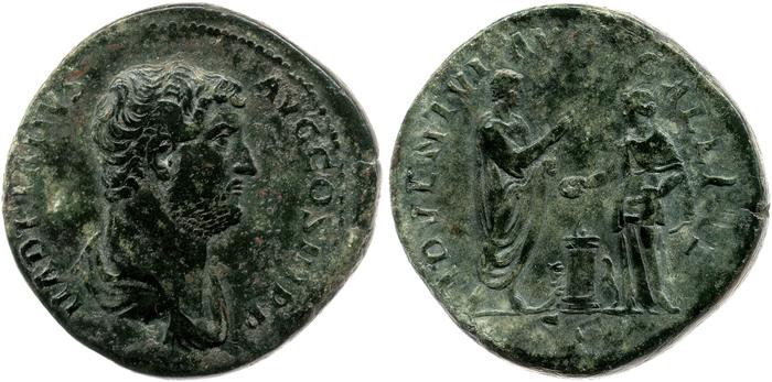 реверс RIC II, Part 3 (second edition) Hadrian 1746