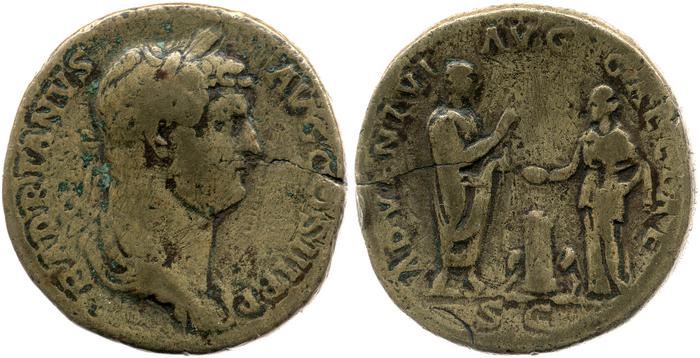 реверс RIC II, Part 3 (second edition) Hadrian 1745