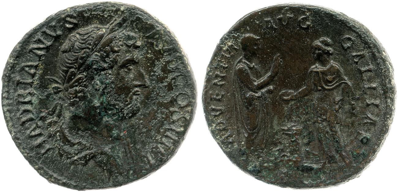 obverse RIC II, Part 3 (second edition) Hadrian 1750