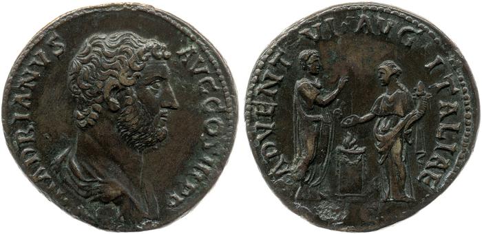 RIC II, Part 3 (second edition) Hadrian 1761, реверс, bm