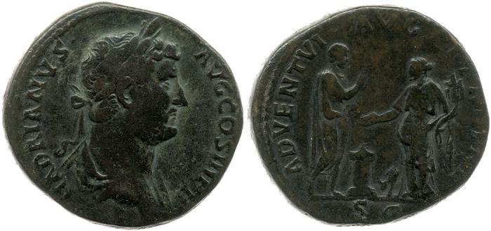RIC II, Part 3 (second edition) Hadrian 1760, реверс, bm