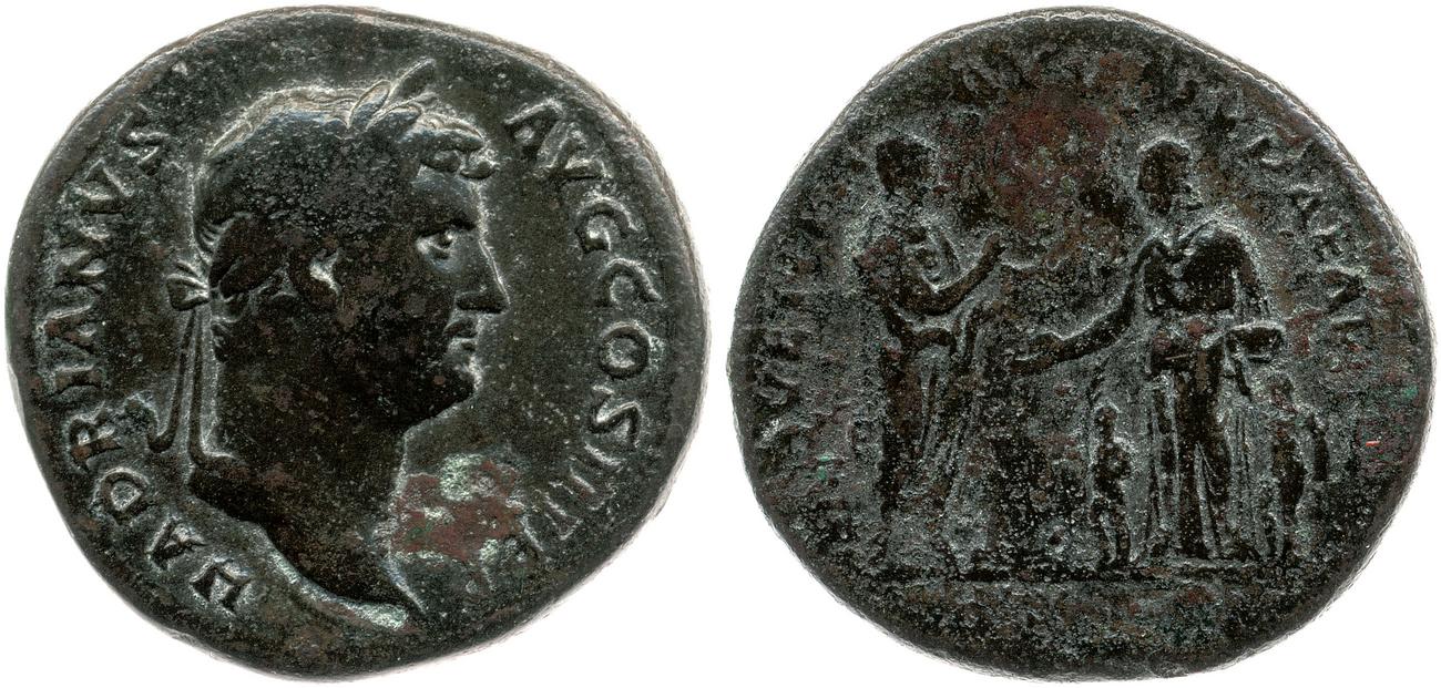аверс RIC II, Part 3 (second edition) Hadrian 1770