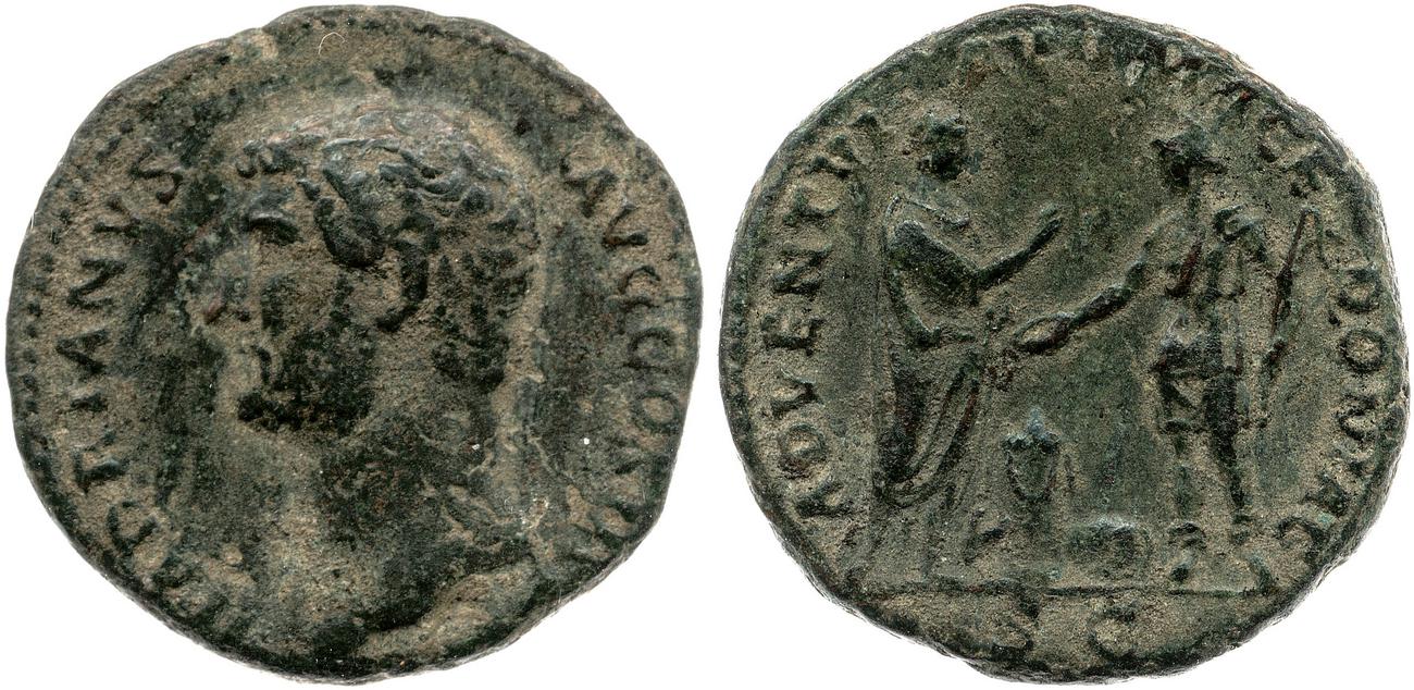 аверс RIC II, Part 3 (second edition) Hadrian 1779