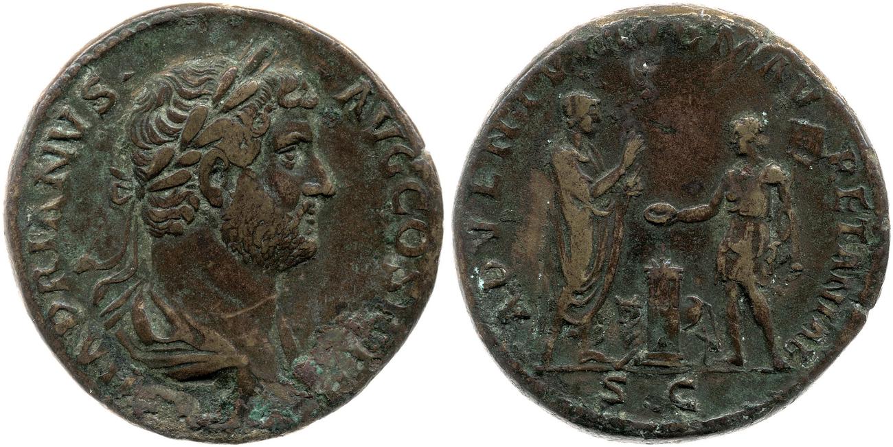 аверс RIC II, Part 3 (second edition) Hadrian 1784