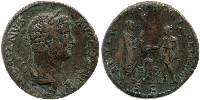 реверс RIC II, Part 3 (second edition) Hadrian 1784