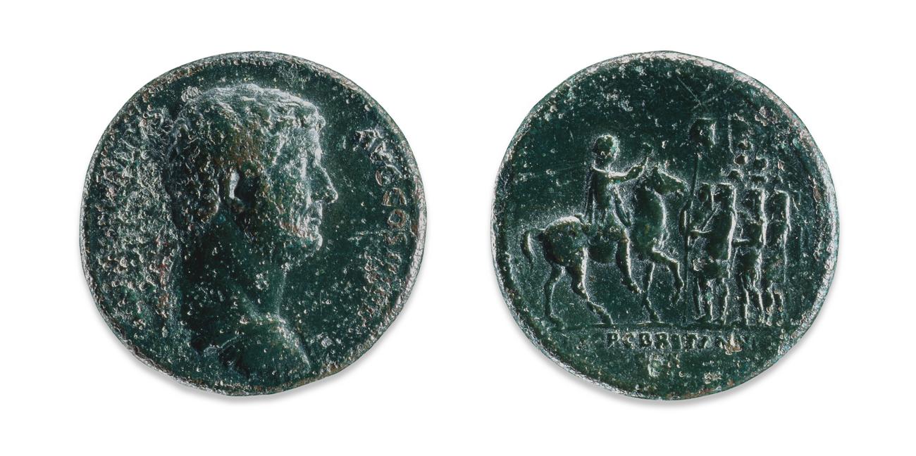 obverse RIC II, Part 3 (second edition) Hadrian 1916