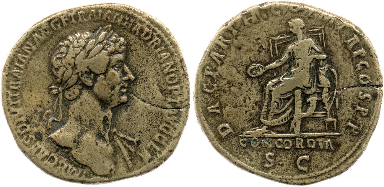 obverse RIC II, Part 3 (second edition) Hadrian 35