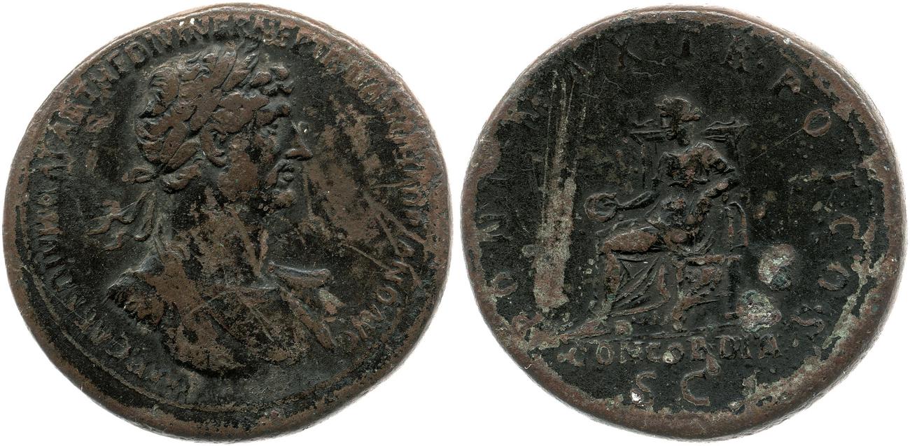 obverse RIC II, Part 3 (second edition) Hadrian 71