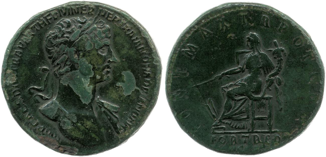 аверс RIC II, Part 3 (second edition) Hadrian 74