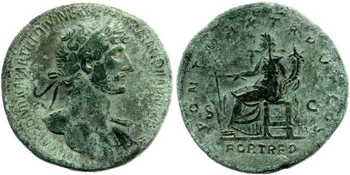RIC II, Part 3 (second edition) Hadrian 74, реверс, bm