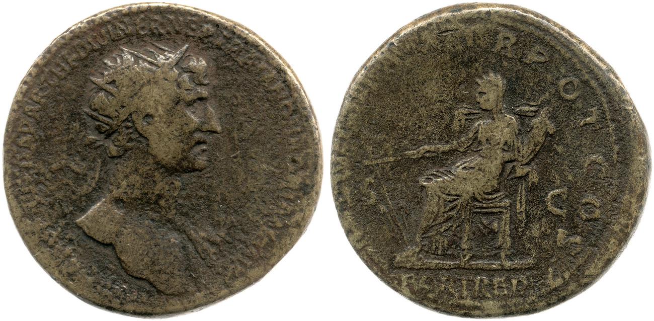 аверс RIC II, Part 3 (second edition) Hadrian 76