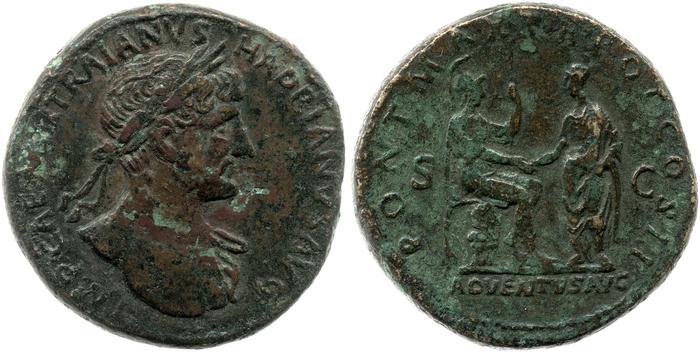 RIC II, Part 3 (second edition) Hadrian 158, реверс, Британский музей