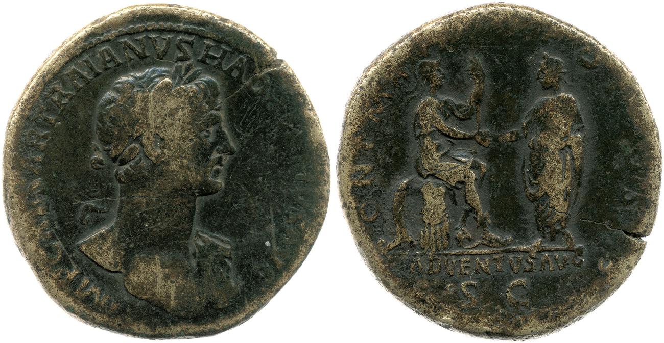 RIC II, Part 3 (second edition) Hadrian 158, аверс, Британский музей