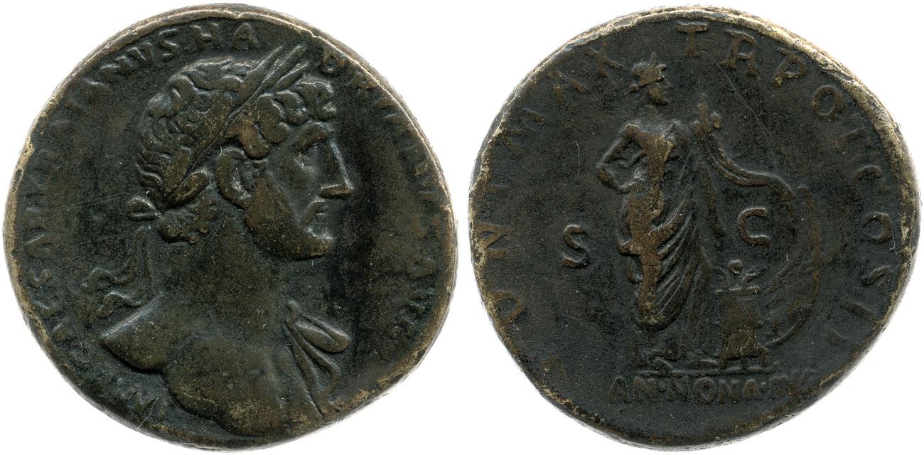 obverse RIC II, Part 3 (second edition) Hadrian 162