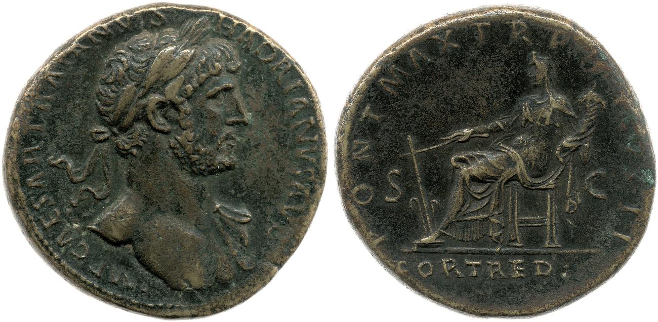 RIC II, Part 3 (second edition) Hadrian 150, аверс, bm